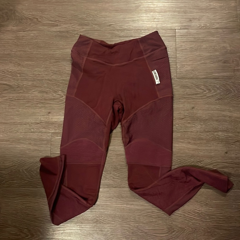 Gymshark maroon leggings
